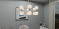 QUOIZEL, ELSER CHANDELIER, CHANDELIER LIGHT