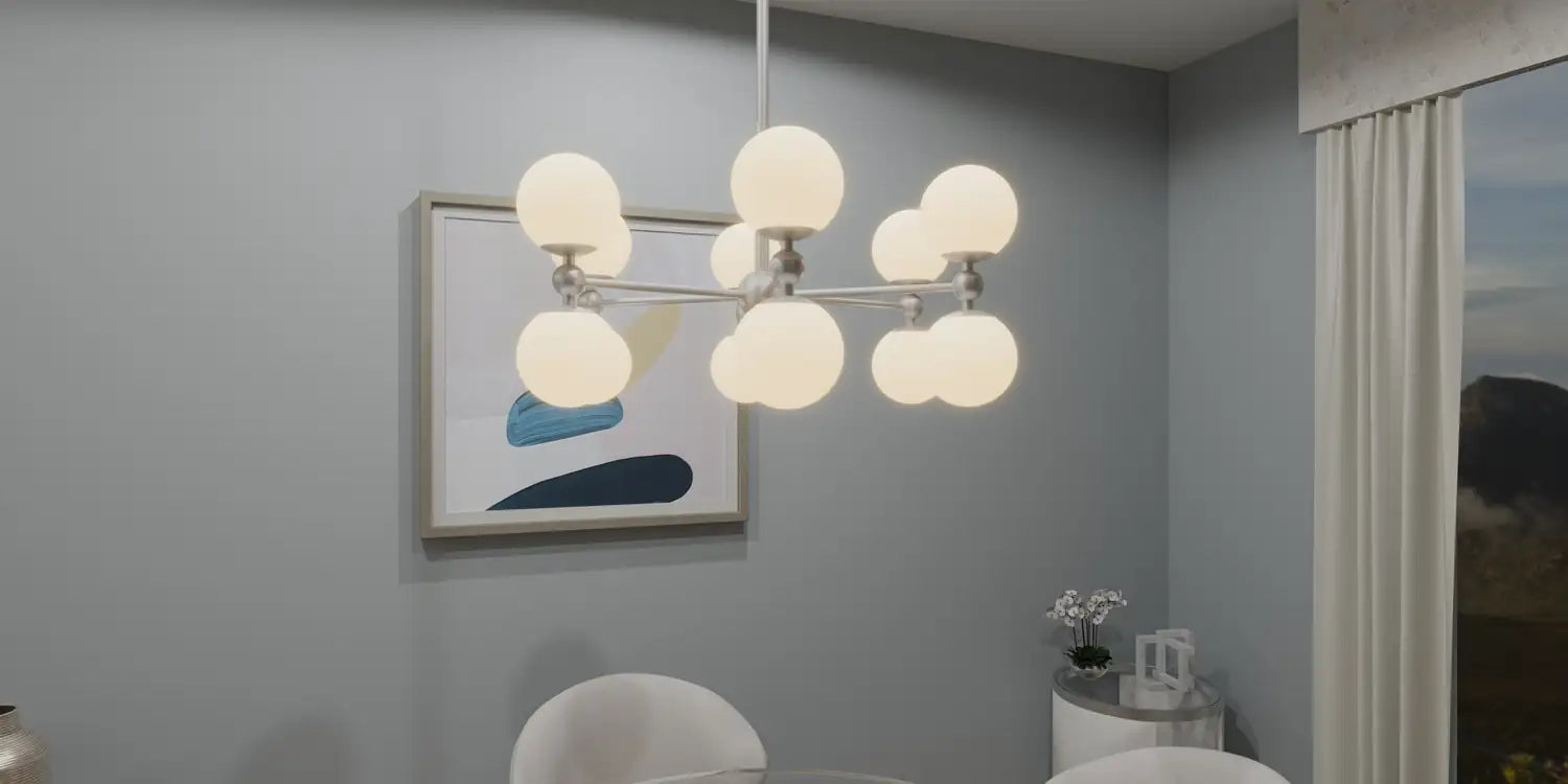 QUOIZEL, ELSER CHANDELIER, CHANDELIER LIGHT