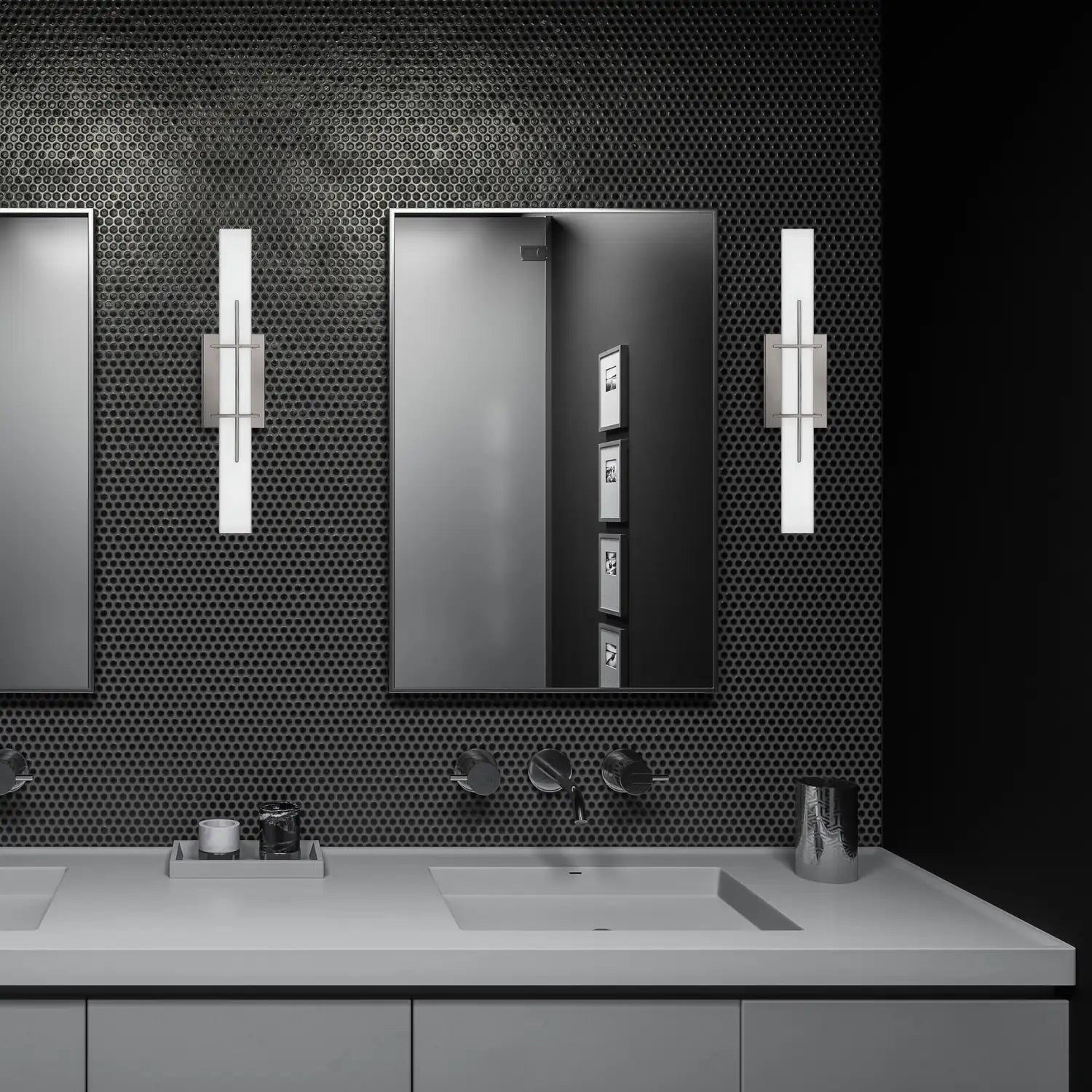 QUOIZEL, GEMINI BATH LIGHT, BATH VANITY LIGHT