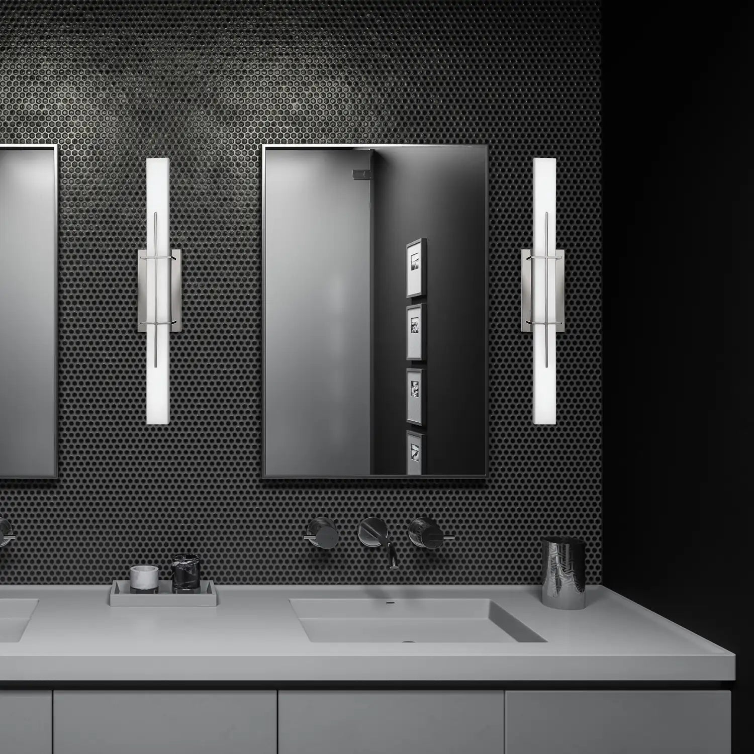 QUOIZEL, GEMINI BATH LIGHT, BATH VANITY LIGHT