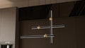 QUOIZEL, HARVICK ISLAND CHANDELIER, LINEAR LIGHT