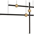 QUOIZEL, HARVICK ISLAND CHANDELIER, LINEAR LIGHT
