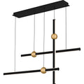 QUOIZEL, HARVICK ISLAND CHANDELIER, LINEAR LIGHT