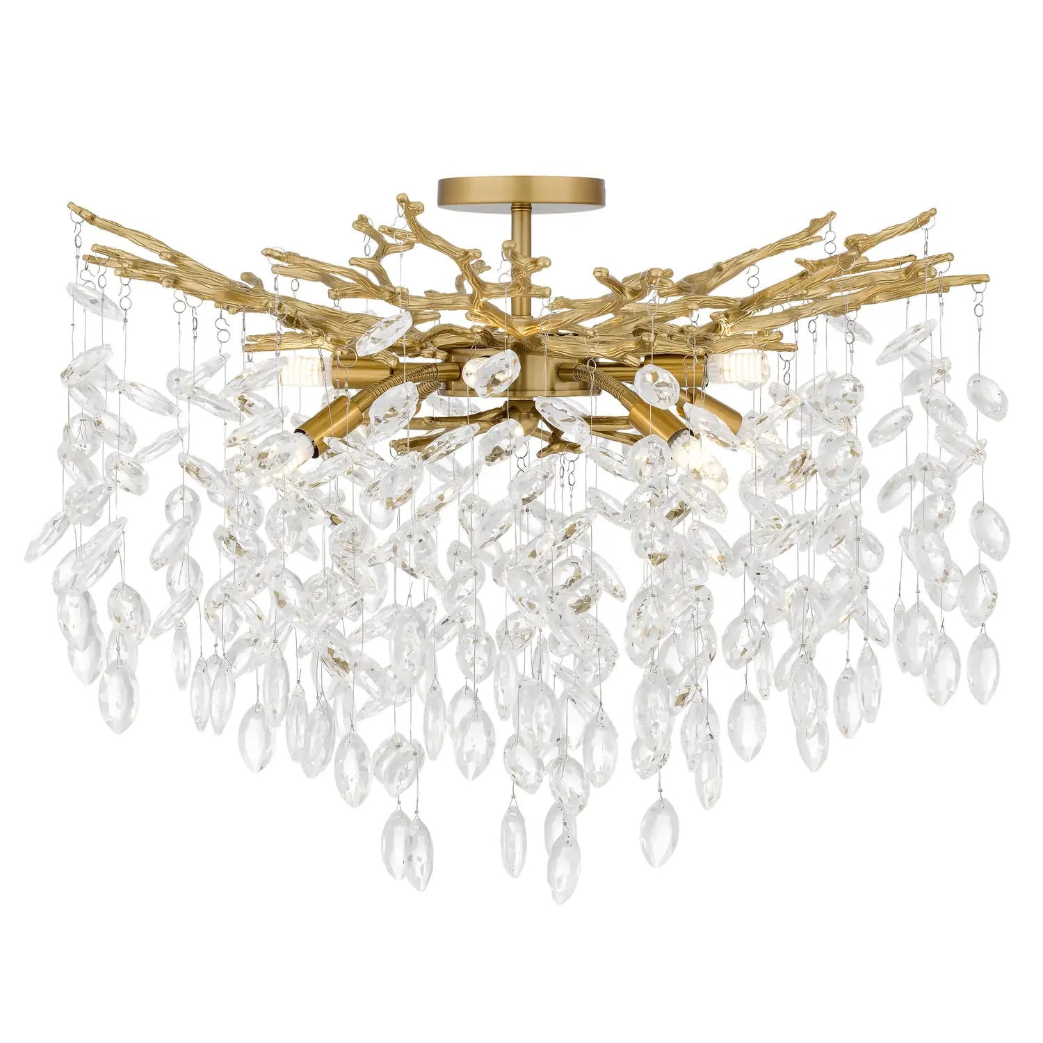 QUOIZEL, ISOBEL SEMI-FLUSH MOUNT, SEMI FLUSH MOUNT LIGHT