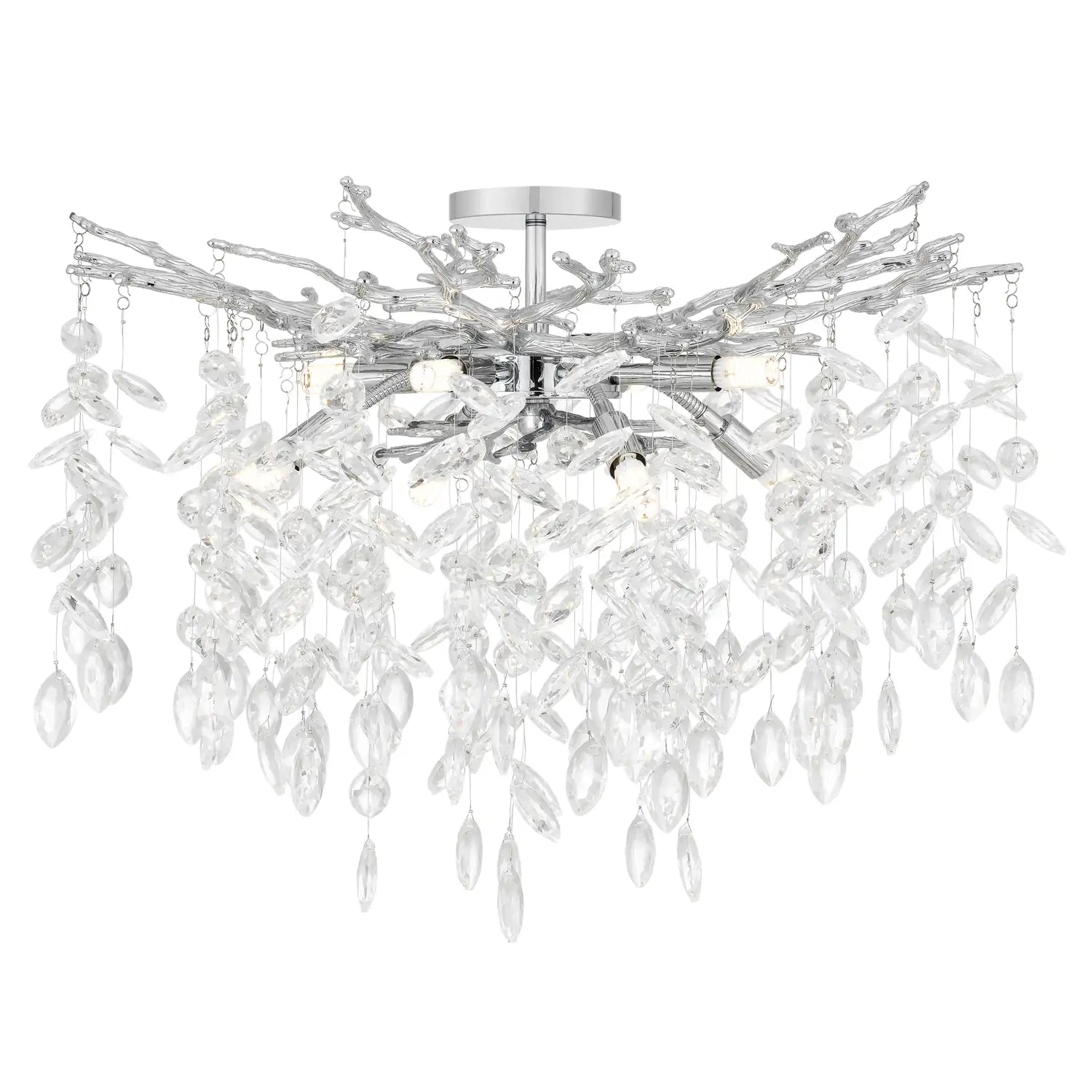 QUOIZEL, ISOBEL SEMI-FLUSH MOUNT, SEMI FLUSH MOUNT LIGHT
