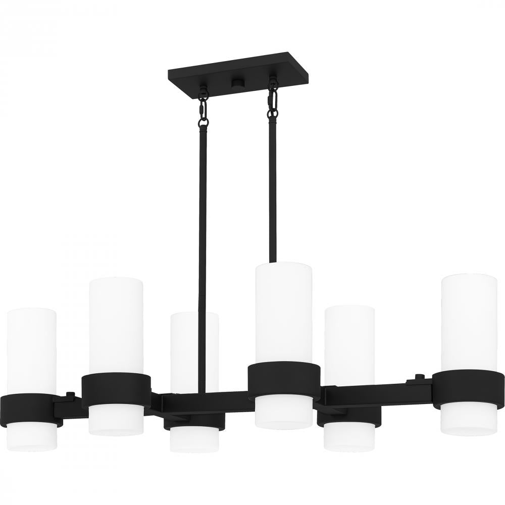 QUOIZEL, KIMORA ISLAND CHANDELIER, LINEAR LIGHT