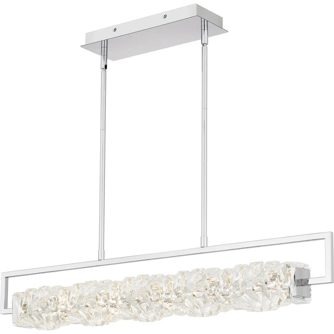QUOIZEL, KLASS ISLAND CHANDELIER, LINEAR LIGHT