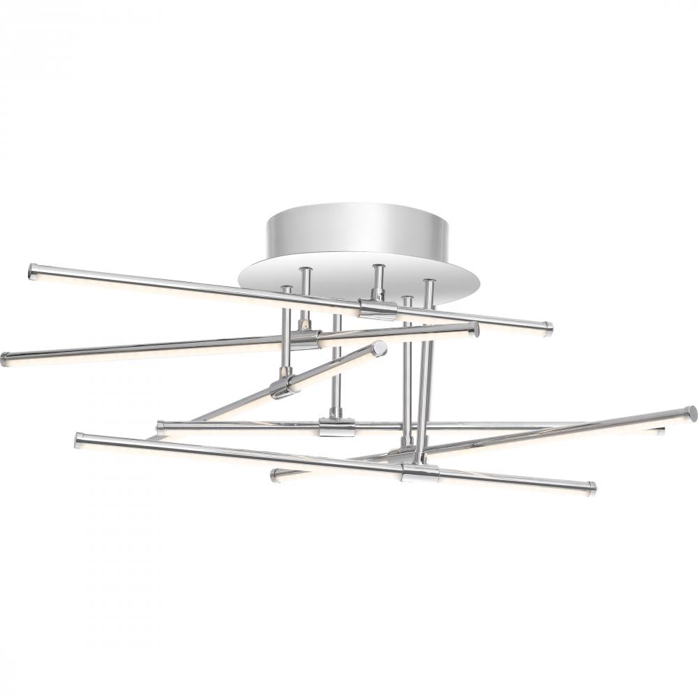 QUOIZEL, LIGHTSHOW SEMI-FLUSH MOUNT, SEMI FLUSH MOUNT LIGHT