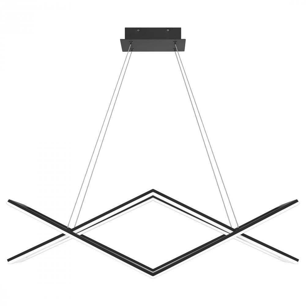 QUOIZEL, NEWMAN ISLAND CHANDELIER, LINEAR LIGHT