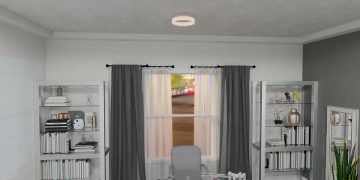 QUOIZEL, COHEN FLUSH MOUNT, FLUSH MOUNT CEILING LIGHTS