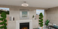 QUOIZEL, COHEN FANDELIER, SEMI FLUSH MOUNT LIGHT