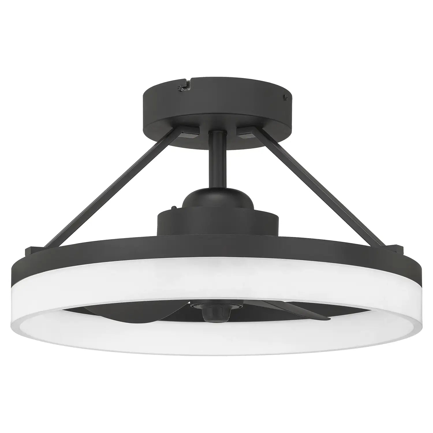 QUOIZEL, COHEN FANDELIER, SEMI FLUSH MOUNT LIGHT