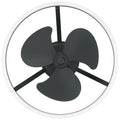 QUOIZEL, COHEN FANDELIER, SEMI FLUSH MOUNT LIGHT