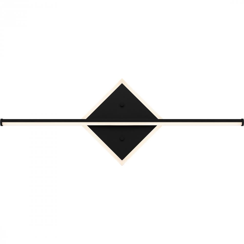 QUOIZEL, PARCELLE BATH LIGHT | PCPCL8525MBK, BATH VANITY LIGHT