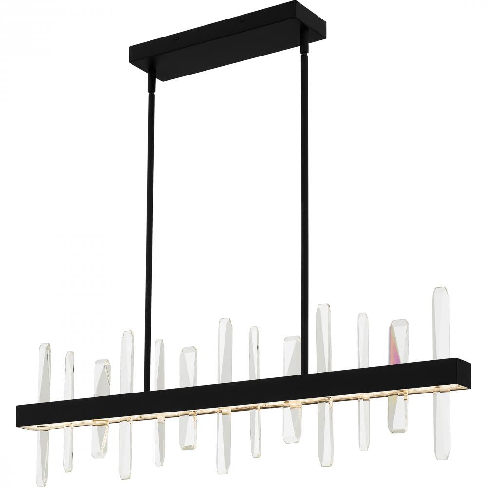 QUOIZEL, REGAL ISLAND CHANDELIER, LINEAR LIGHT