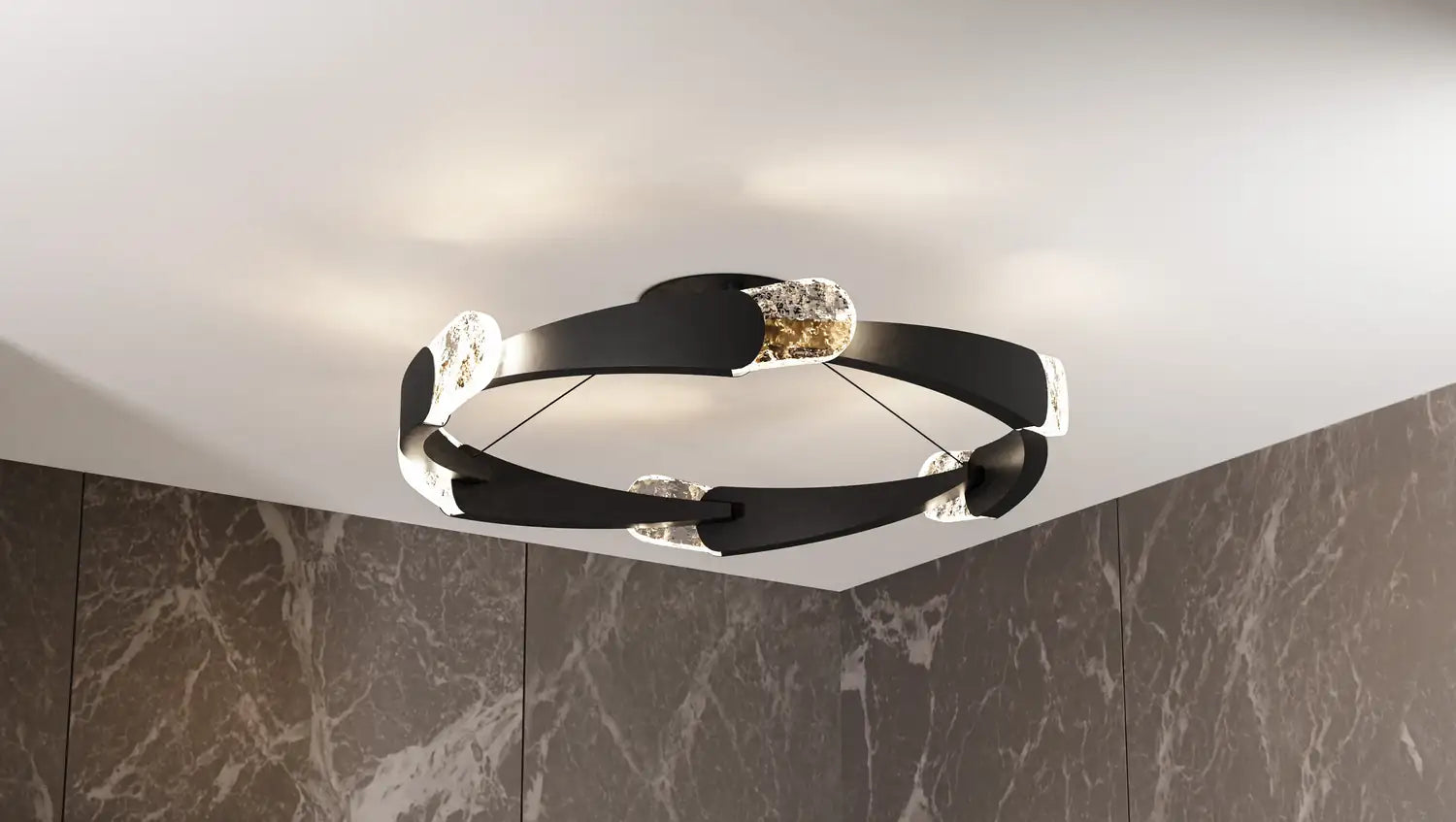 QUOIZEL, SAFFRON SEMI-FLUSH MOUNT, SEMI FLUSH MOUNT LIGHT