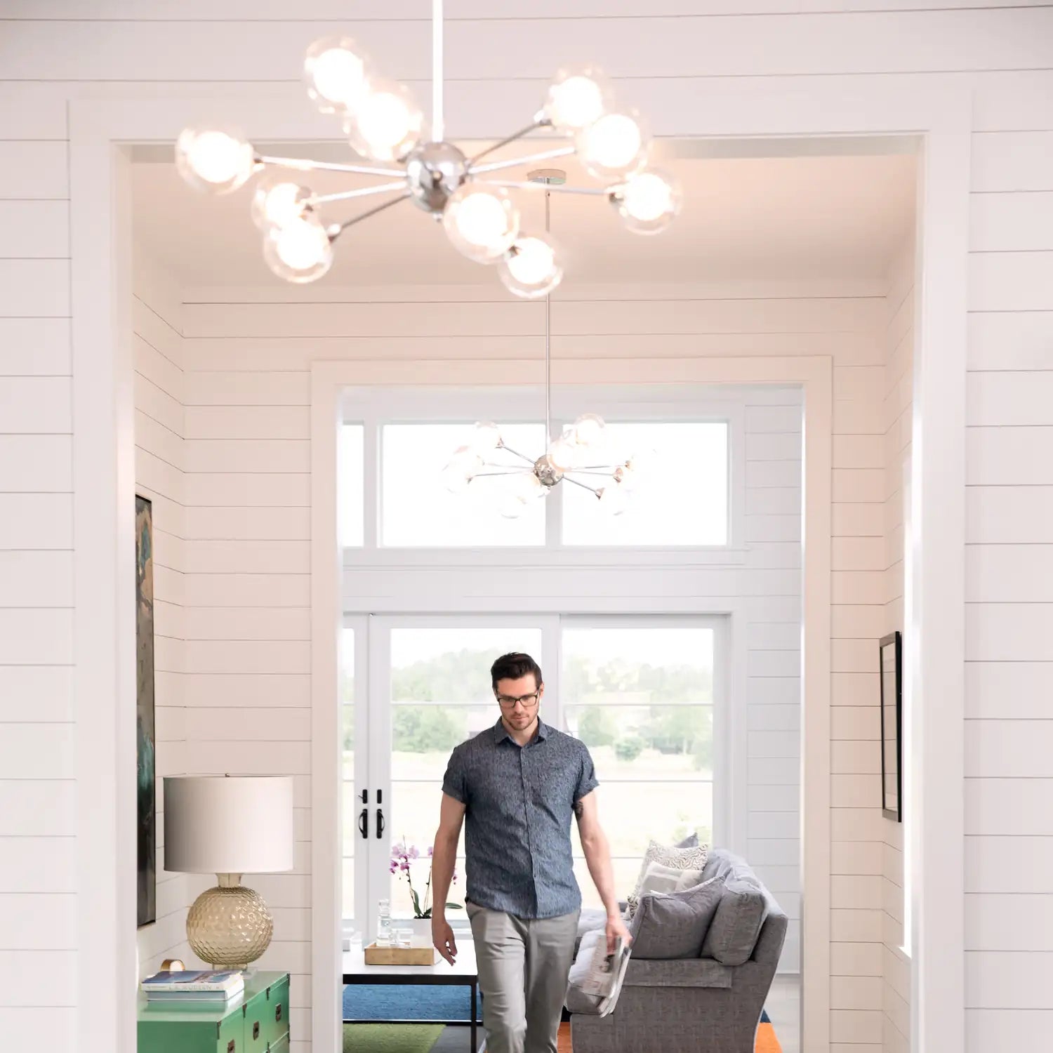QUOIZEL, SPELLBOUND CHANDELIER, CHANDELIER LIGHT