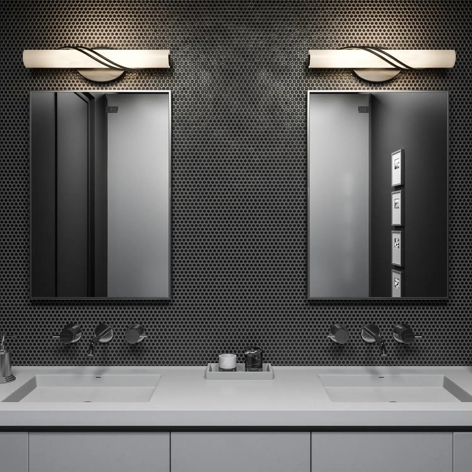 QUOIZEL, SERENADE BATH LIGHT, BATH VANITY LIGHT