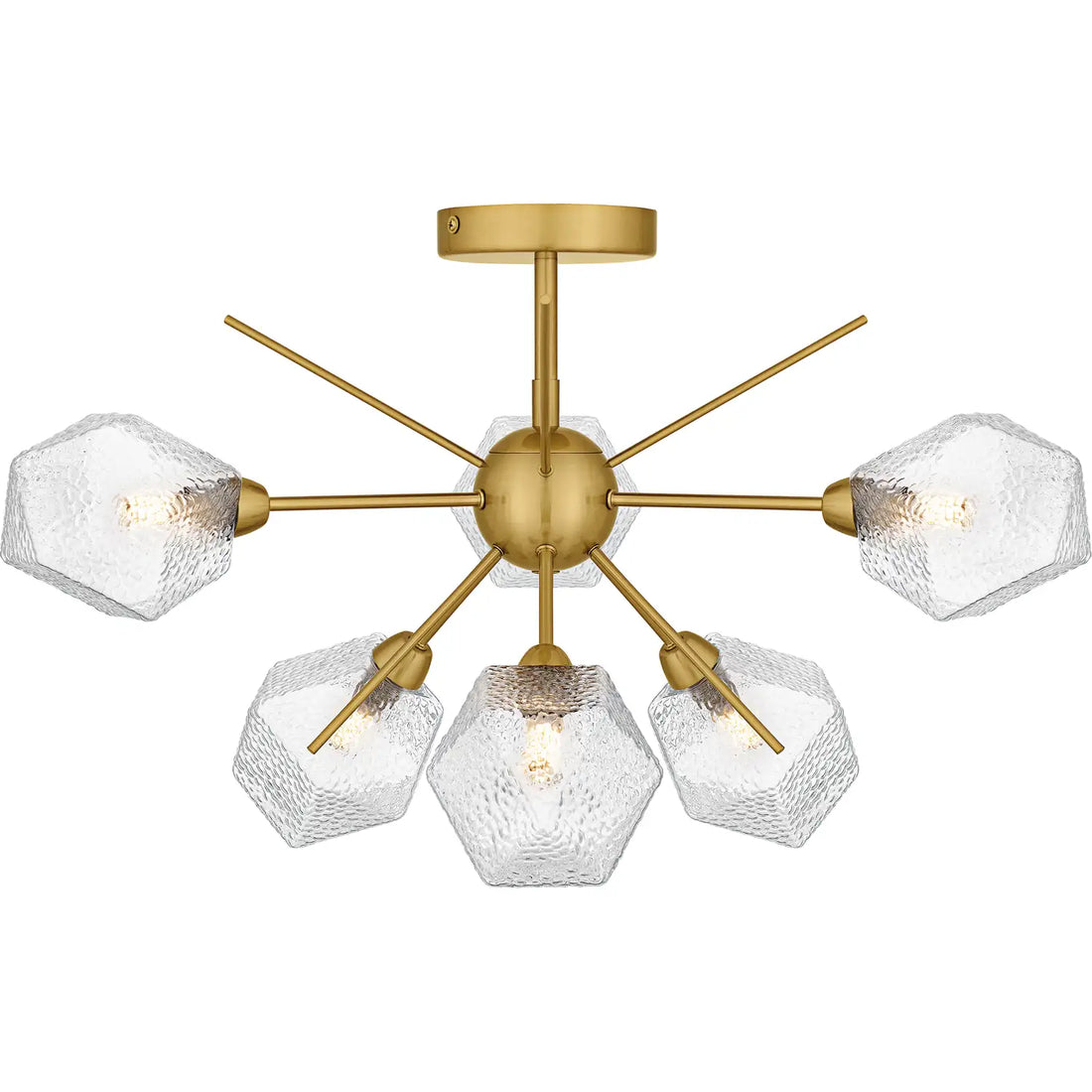QUOIZEL, SALVADOR SEMI-FLUSH MOUNT, SEMI FLUSH MOUNT LIGHT