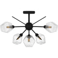 QUOIZEL, SALVADOR, SEMI FLUSH MOUNT LIGHT