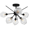 QUOIZEL, SALVADOR, SEMI FLUSH MOUNT LIGHT