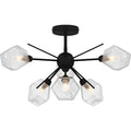 QUOIZEL, SALVADOR, SEMI FLUSH MOUNT LIGHT