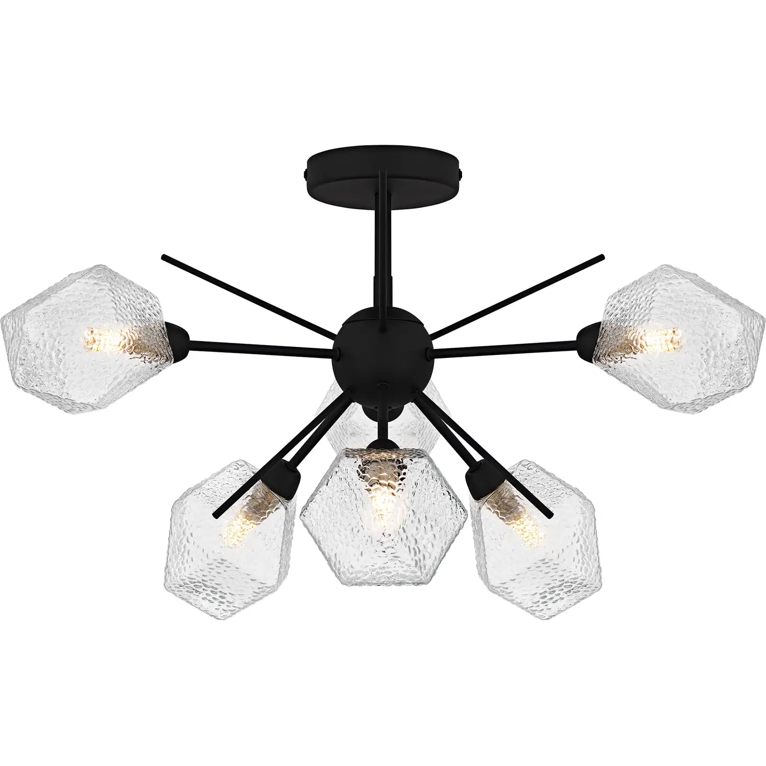 QUOIZEL, SALVADOR, SEMI FLUSH MOUNT LIGHT