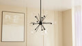 QUOIZEL, SALVADOR, SEMI FLUSH MOUNT LIGHT