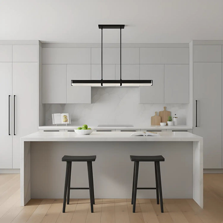 QUOIZEL, THEODORE ISLAND CHANDELIER, LINEAR LIGHT