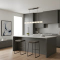 QUOIZEL, TURNER ISLAND CHANDELIER, LINEAR LIGHT