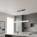 QUOIZEL, TURNER ISLAND CHANDELIER, LINEAR LIGHT