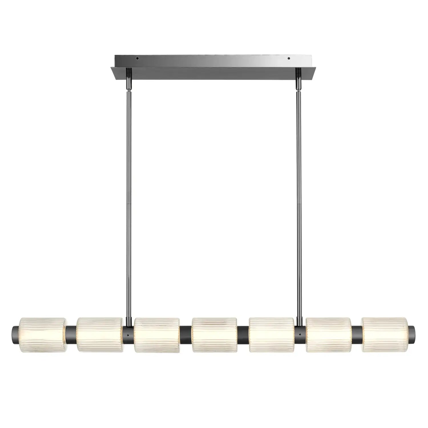 QUOIZEL, TURNER ISLAND CHANDELIER, LINEAR LIGHT
