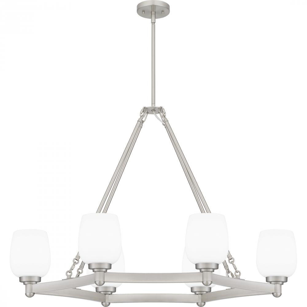 QUOIZEL, PENNING ISLAND CHANDELIER, LINEAR LIGHT