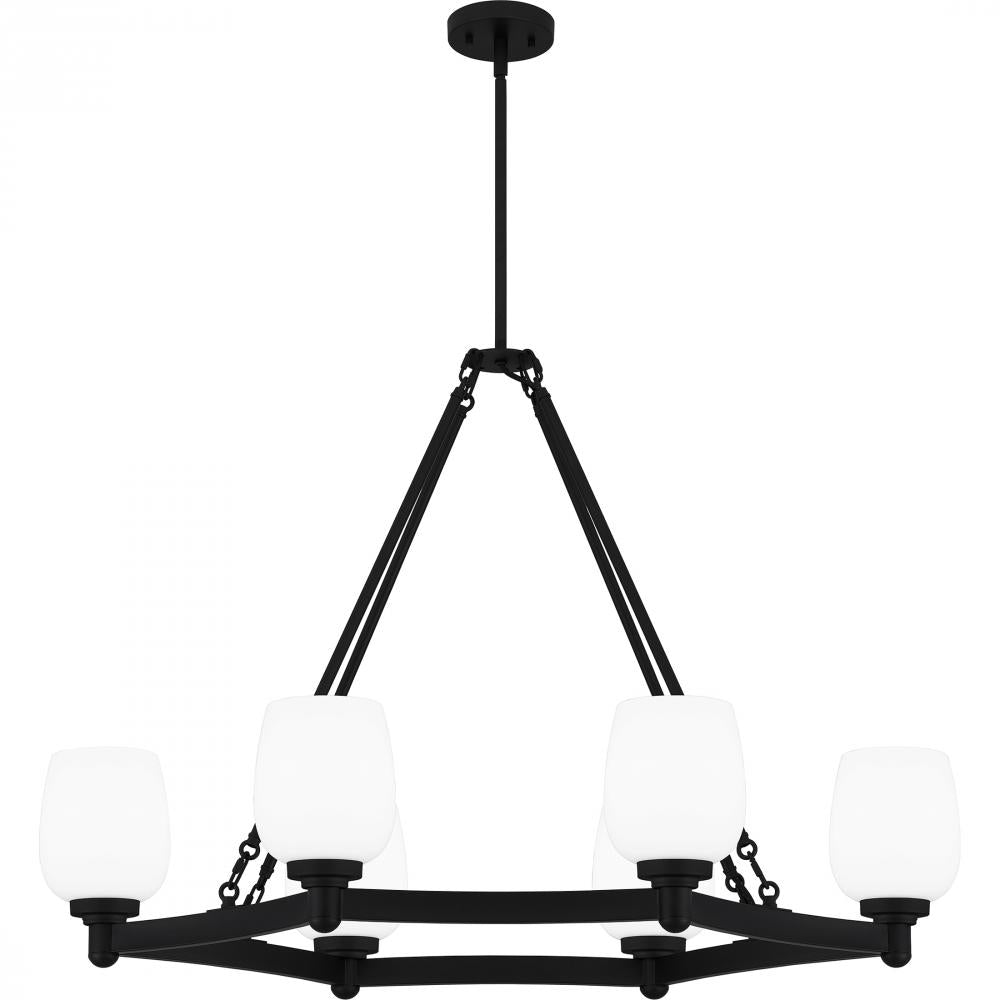 QUOIZEL, PENNING ISLAND CHANDELIER, LINEAR LIGHT