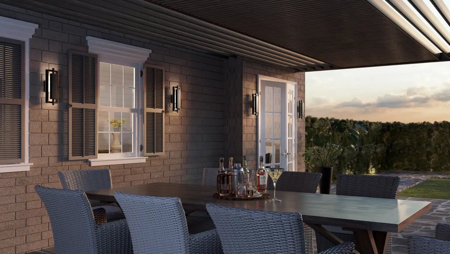 QUOIZEL, POINTSETT OUTDOOR LANTERN, OUTDOOR WALL LIGHTS