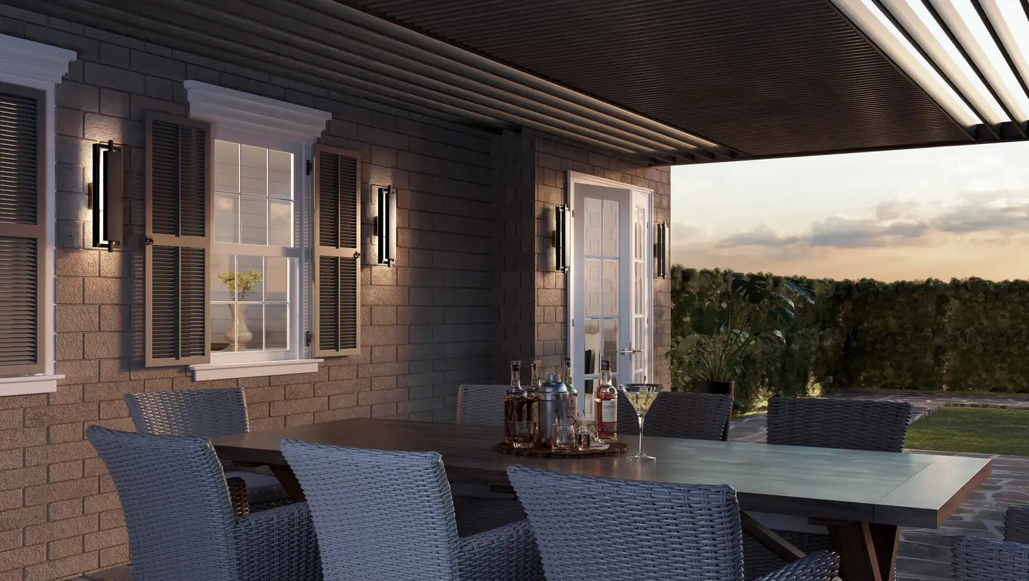 QUOIZEL, POINTSETT OUTDOOR LANTERN, OUTDOOR WALL LIGHTS