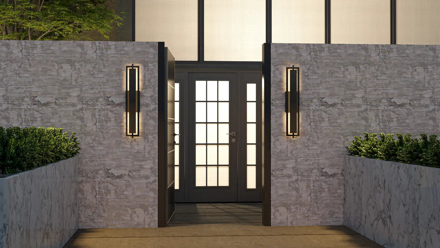 QUOIZEL, POINTSETT OUTDOOR LANTERN, OUTDOOR WALL LIGHTS