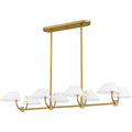 QUOIZEL, PENLEY ISLAND CHANDELIER, LINEAR LIGHT
