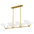 QUOIZEL, PENLEY ISLAND CHANDELIER, LINEAR LIGHT