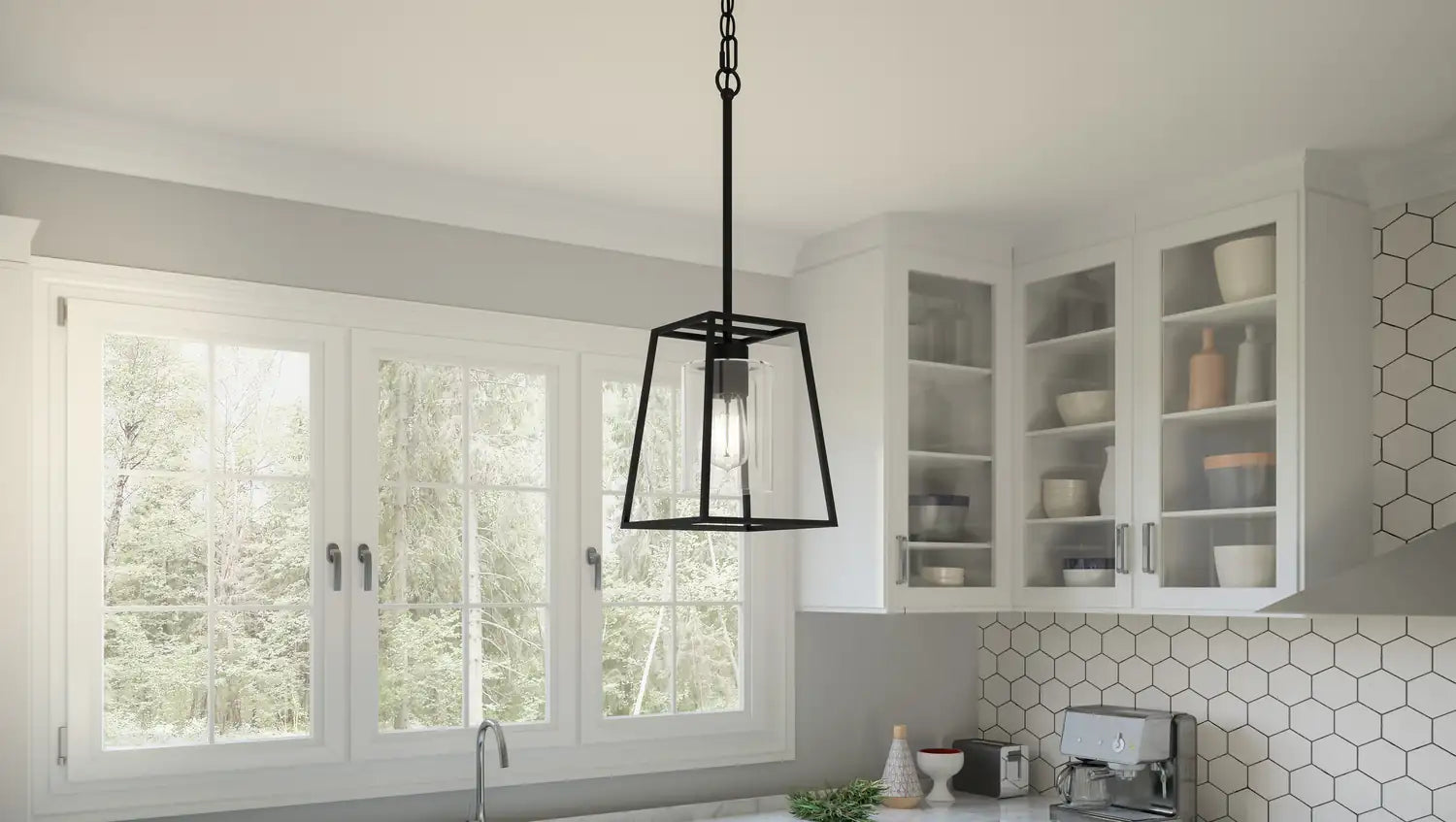QUOIZEL, PRESCOTT PENDANT, PENDANT LIGHT