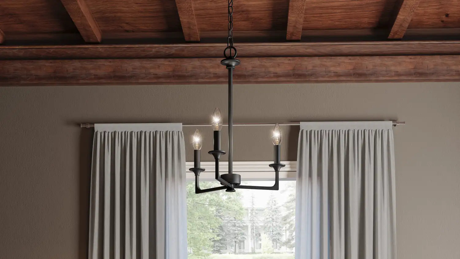 QUOIZEL, PRESCOTT CHANDELIER, CHANDELIER LIGHT