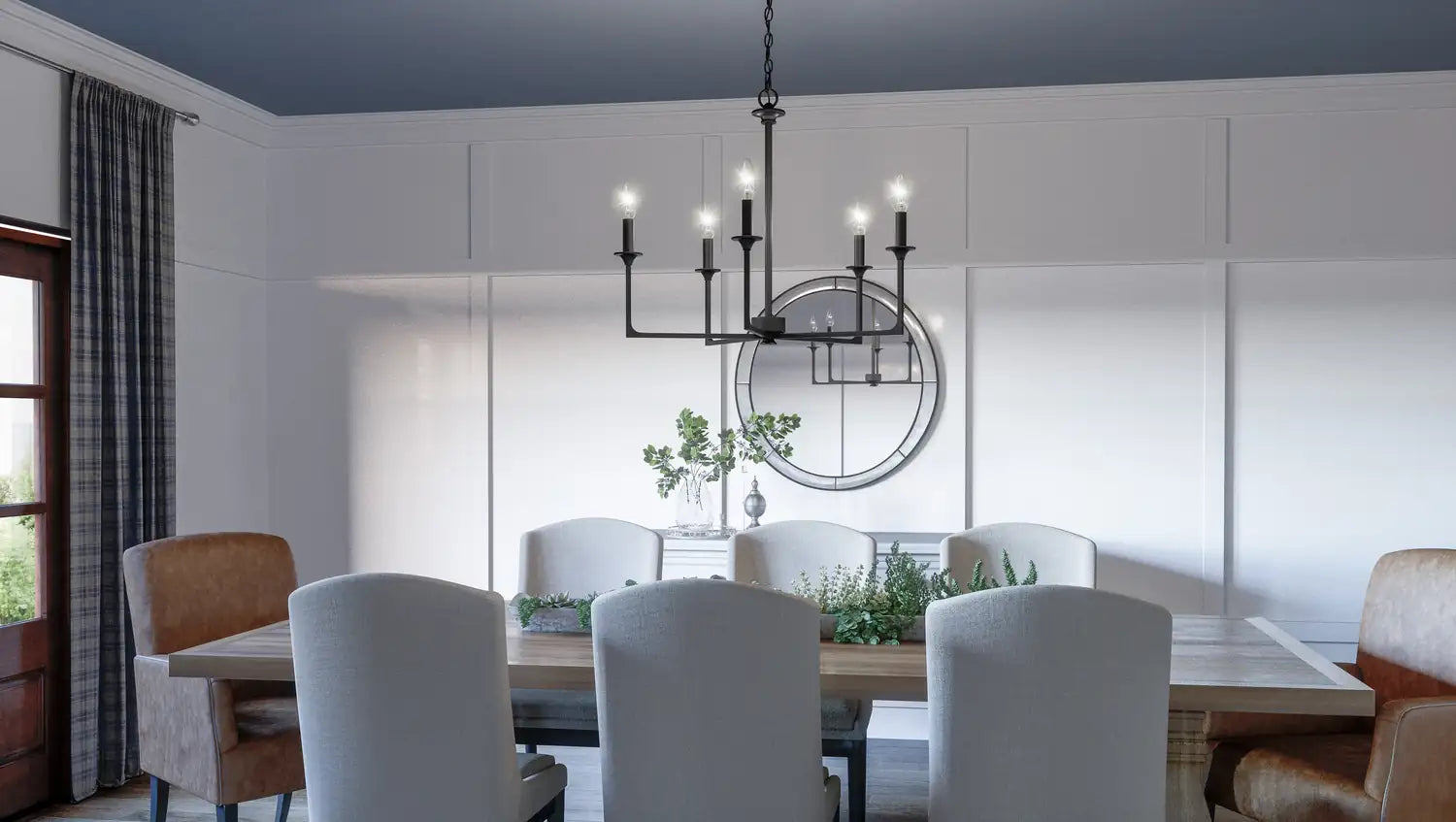 QUOIZEL, PRESCOTT CHANDELIER, CHANDELIER LIGHT