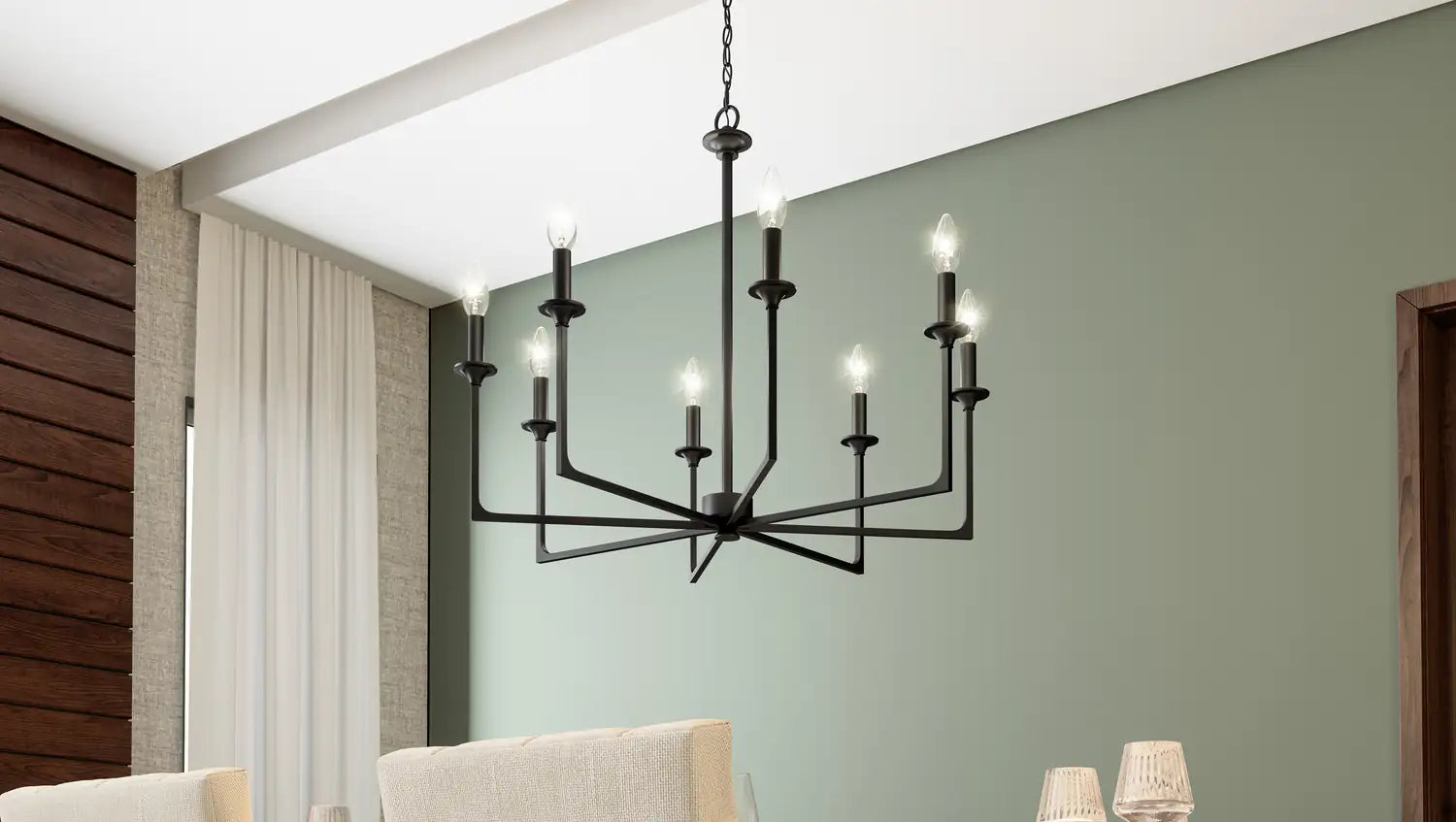 QUOIZEL, PRESCOTT CHANDELIER, CHANDELIER LIGHT