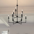 QUOIZEL, PRESCOTT CHANDELIER, CHANDELIER LIGHT