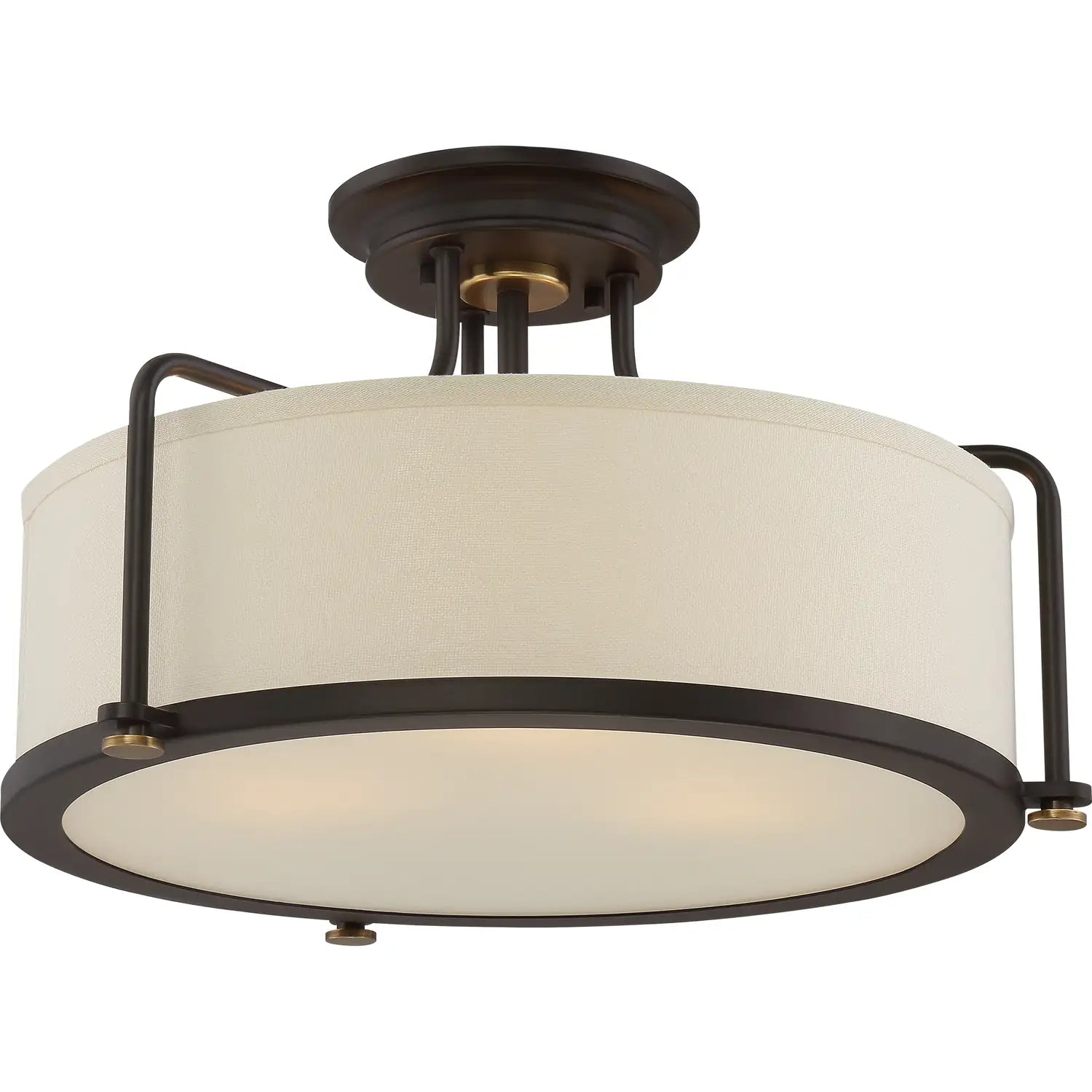 QUOIZEL, CALVARY SEMI-FLUSH MOUNT, SEMI FLUSH MOUNT LIGHT