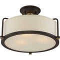 QUOIZEL, CALVARY SEMI-FLUSH MOUNT, SEMI FLUSH MOUNT LIGHT