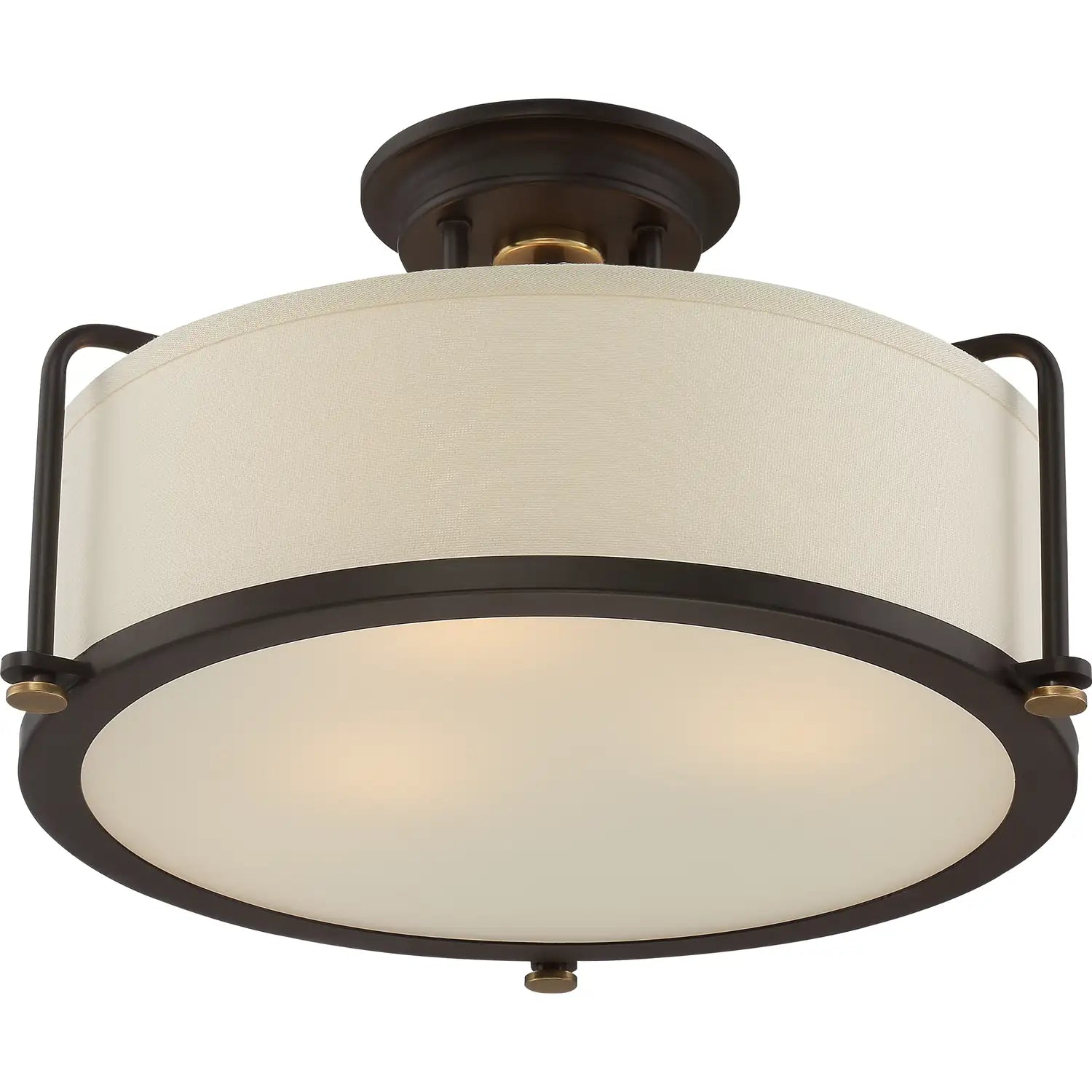 QUOIZEL, CALVARY SEMI-FLUSH MOUNT, SEMI FLUSH MOUNT LIGHT