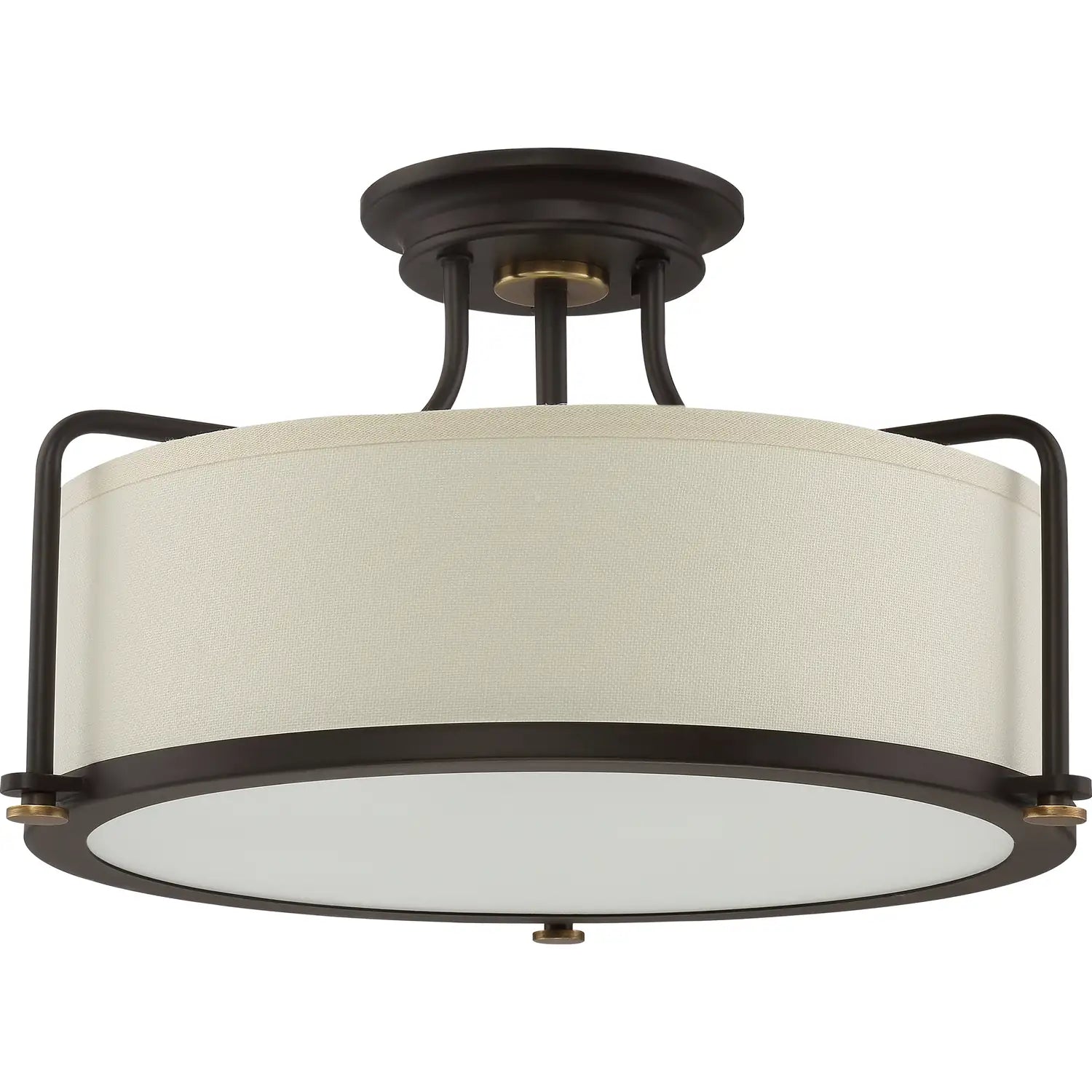 QUOIZEL, CALVARY SEMI-FLUSH MOUNT, SEMI FLUSH MOUNT LIGHT