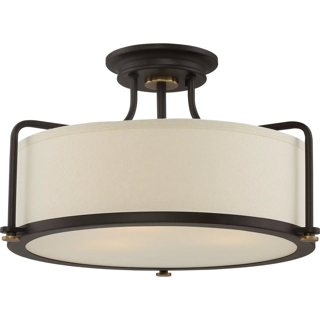 QUOIZEL, CALVARY SEMI-FLUSH MOUNT, SEMI FLUSH MOUNT LIGHT