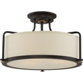 QUOIZEL, CALVARY SEMI-FLUSH MOUNT, SEMI FLUSH MOUNT LIGHT